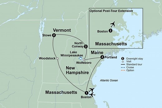 Colors of New England - Collette (8 Days From Boston to Boston)