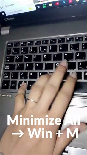 How to Clean Up a Messy Desktop in 1 Second #shorts