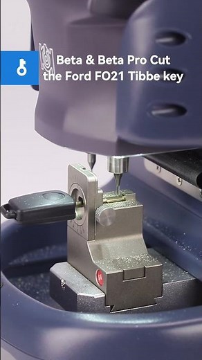 Direct cut Ford FO21 Tibbe key | Beta series | key cutting machine