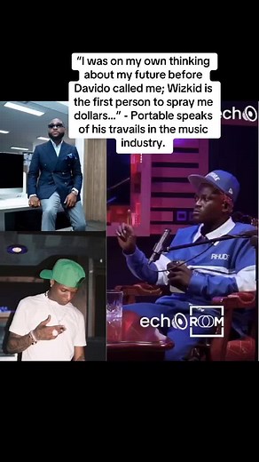 “I was on my own thinking about my future before Davido called me; Wizkid is the first person to spray me dollars…” - Portable speaks of his travails in the music industry. #portable#davido#fyp#celebritynews#wizkid#viral_video#goviral#portablebaeby#wizkidayo#viraltiktok#merciclean2#