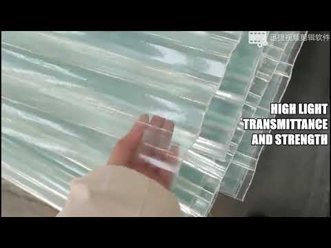 Fiberglass roofing sheet panel