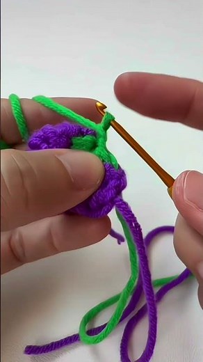 Crocheting a Tiny Fruit That Looks So Real #crochet #amigurumi #crochetfruit #youtubeshorts