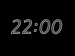 22 Minute Timer With Alarm | Workout Clock | Classroom Timer