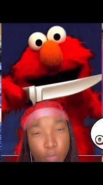 Barney catches Cookie Monster in DA HOOD LACKIN!!