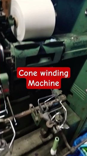 Cone winding Machine #machine #textile