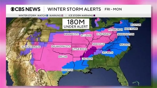 More than 200 million people across more than 30 states are expected to see impacts from a blockbuster winter storm, bringing brutal cold temperatures, heavy snow fall and ice across multiple regions of the U.S. From Colorado, where the storm is underway Friday, Rob Marciano breaks down the forecast. | CBS Mornings