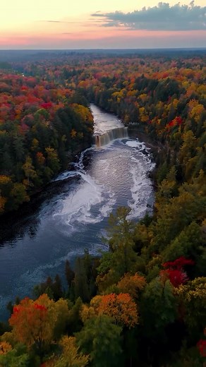 Autumn Beauty at Tahquamenon Falls, Michigan