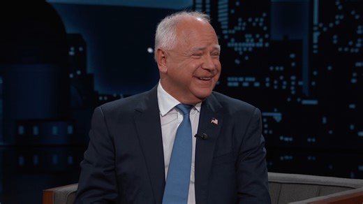 Tim Walz is a lunch duty hero! | Jimmy Kimmel Live