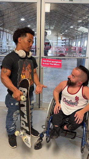 Hot Rod apologizes to Ivar … #microwrestling #lol