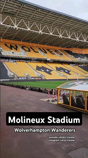🏟 Molineux Stadium, Wolverhampton Wanderers 🟡⚫️ "The Strenght of the Wolf is in the Pack!" 🔥