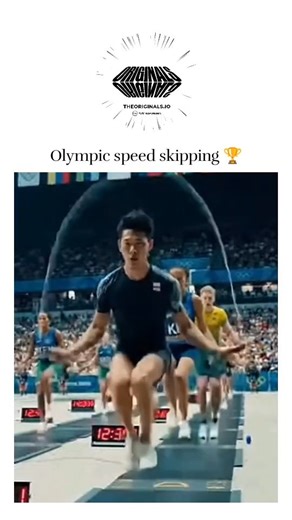 Funny Ping🎖️ on Instagram: "This viral 10-second clip showcases incredible Olympic-level speed skipping with flawless timing, rhythm, and coordination. The performance is so fast and smooth that viewers can’t stop replaying it. Within just one day, the video crossed millions of views on Instagram and gained over 100K likes, proving how much people love high-skill, high-speed sports moments. The precision footwork and synchronized jumps make this short reel both thrilling and oddly satisfying to