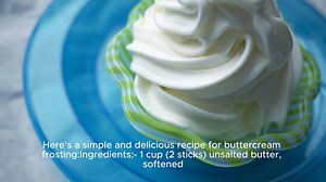 buttercream frosting recipe