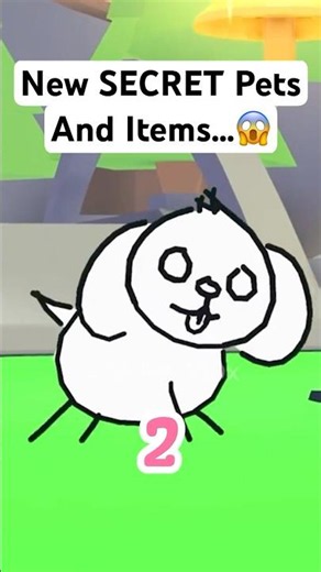 New SECRET PETS And ITEMS Just Released in Adopt Me...😱#adoptme #roblox