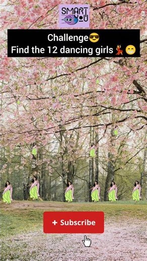 Only 1% can find the all dancing girls😜 | Eye test challenge | #viral #shorts #eyetestchallenge