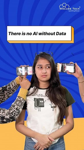 WsCube Tech on Instagram: "There’s No AI Without Data?? Ever wonder what powers AI? It’s data From chatbots to self-driving cars, AI relies on data. The more reliable and clean the data, the smarter the AI becomes. Watch this video till the end to know the full story Like, Comment, Share and tag your friends here to share this information. #WsCubeTech #WsCube #Data #DataisCareer #DataAnalytics #DataAnalysts #AI"