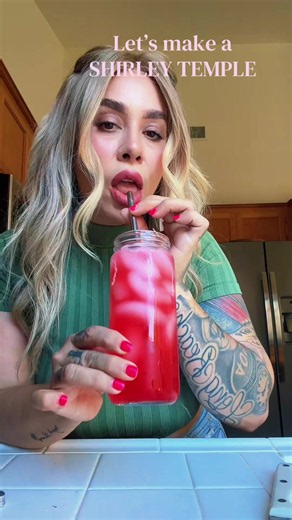 Shirley Temple with Vodka recipe — easy girly drink