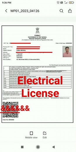 Electrical Workman License | MTS Electrical Solutions