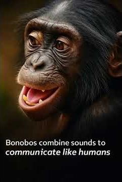 Bonobos Combine Sounds to Communicate Like Humans