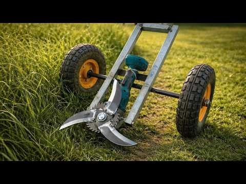 60-Year-Old Farmer’s Creative Idea! Attach a Sickle to an Angle Grinder — Surprising Result 😲