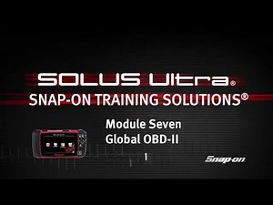 Global OBD-II: SOLUS Ultra® (Pt. 7/8) | Snap-on® Training Solutions®