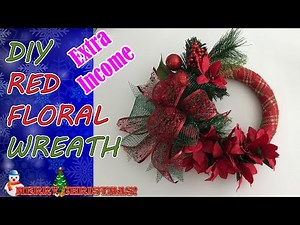 Inexpensive Floral Foam Wreath Easy DIY
