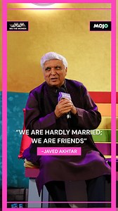 Marriage is outdated... Bekaar... We are hardly married; We are friends, Javed Sahab on love, equality, and relationships—blunt, witty, and always provocative. @jaduakhtar @wethewomenasia #WeTheWomen | Barkha Dutt
