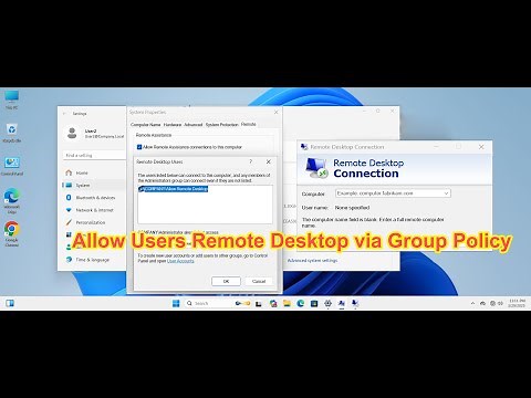 How To Allow Domain User To Remote Desktop To All Computer Using Group Policy Windows Server 2022