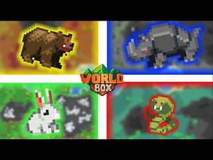 4 MAGICAL NEW Animal Kingdoms Fight to the DEATH In WorldBox!