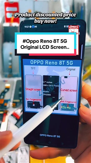 Oppo Reno 8T 5G LCD Touch Screen Replacement