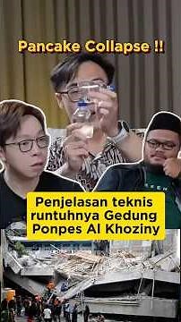 Pancake Collapse the collapse of the Al Khoziny Islamic Boarding School building (Sc: dr. Richard...