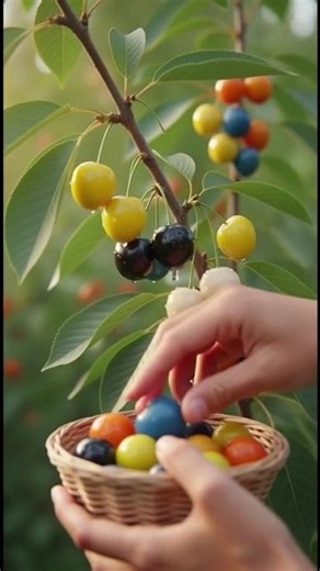 World’s Most Colorful Cherry Plant Ever Discovered 🍒✨
