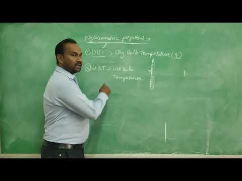 Lecture16 Unit IV Introduction to Psychrometry
