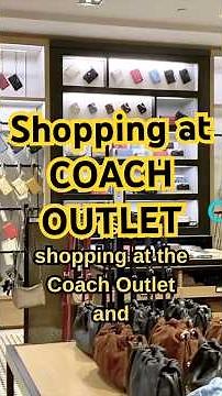 💓💓SHOPPING AT COACH OUTLET💓🛍 What's NEW at Coach? Coach Addicts Coach Handbags