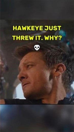 Hawkeye Abandons His Only Weapon #marvel #shorts