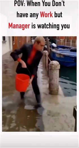 When you don’t have any work but manager is watching you😆😆