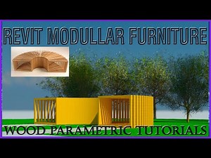 Modullar A (Furniture) with Site Design Revit Tutorials