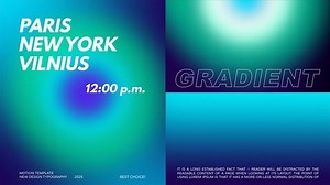 Neon Gradient Pack - VFXdownload Free After Effects Templates