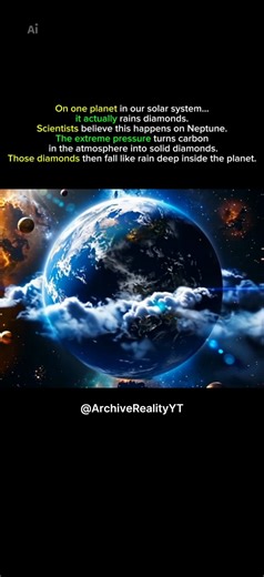 It Literally Rains Diamonds on This Planet #didyouknow #facts #space
