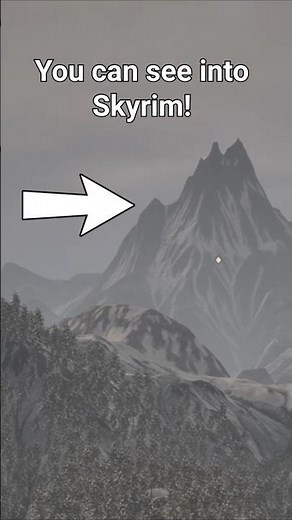 You can see Skyrim in Oblivion Remastered! #oblivion #skyrim #ps5