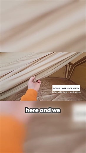 This tent's door system is pure genius #camping #inflatable