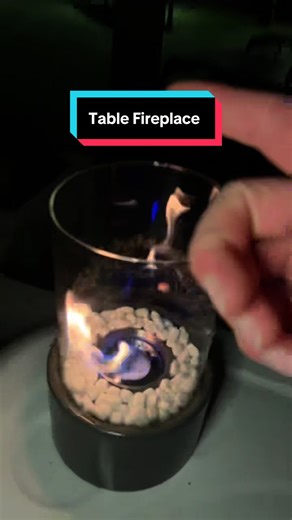 Mini Bioethanol Fireplace for Cozy Atmosphere