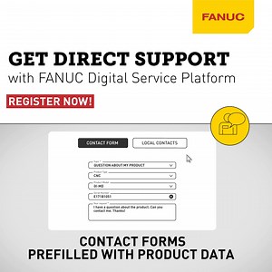 1.2K views · 14 reactions | Using FANUC products and need assistance? Easily connect with local experts or use pre-filled contact forms featuring your product details for faster support.  Simplify your experience now! Register on the FANUC Digital Service Platform here: https://www.fanuc.eu/eu-en/fanuc-digital-service-platform #FANUC #Service #ServiceFirst | FANUC Europe | Facebook