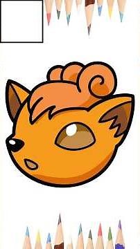 Como dibujar un VULPIX de forma fácil / How to draw a VULPIX easy way #aprendeadibujar #pokemon #art