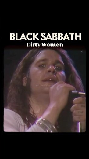 Black Sabbath - Dirty Women (Live 1978) #blacksabbath #ozzyosbourne #shortsviral #metal #shorts