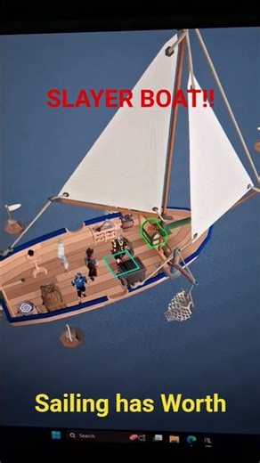 SLAYER BOAT!!! Banking For Food using Sailing!!! #osrs #sailing #slayer
