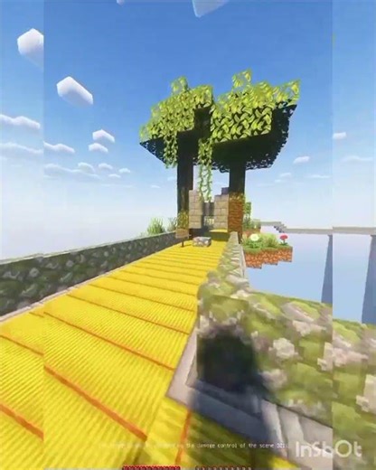 temple run game in Minecraft world #minecraft #ultimategaming #gaming #templerun