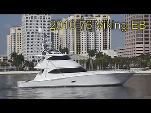 2010 76 Viking Reel Pleasure Video Walkthrough. Enclosed Bridge Sportfish