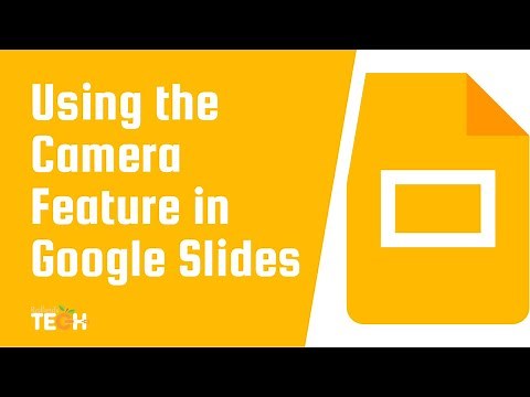 Using the Camera Feature in Google Slides