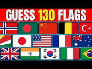 Guess the Flag in 3 Seconds! 🌍 | 130 Country Flags Quiz | Easy, Medium, Hard & Impossible