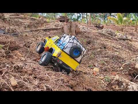 Extreme RC Car Truck Jeep Mudding ,Stuck, Slipping, Still Pushing! Racing Adventure Team 25